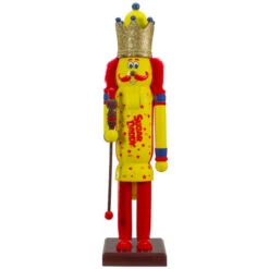 Northlight 14" Tootsie Roll Sugar Daddy Wooden Christmas Nutcracker Figure