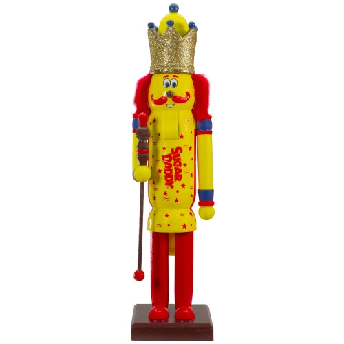 Northlight 14" Tootsie Roll Sugar Daddy Wooden Christmas Nutcracker Figure 3 Northlight 14" Tootsie Roll Sugar Daddy Wooden Christmas Nutcracker Figure