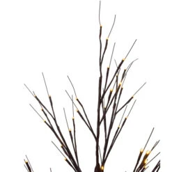 Northlight 4' LED Lighted Christmas Brown Birch Twig Tree Outdoor Decoration - Warm White LIghts -Christmas Decor Sale northlight a90267 2 59030.1665610749
