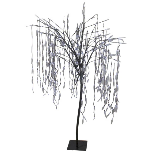 Northlight LED Lighted Willow Tree Outdoor Christmas Decoration - 6' - Pure White Lights 3 Northlight LED Lighted Willow Tree Outdoor Christmas Decoration - 6' - Pure White Lights