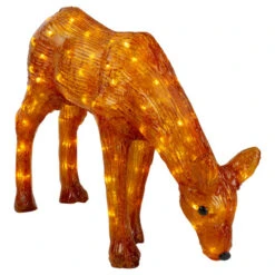 Northlight LED Lighted Commercial Grade Acrylic Reindeer Outdoor Christmas Decoration - 22" - Warm White Lights -Christmas Decor Sale northlight a92003 03 09696.1638200631