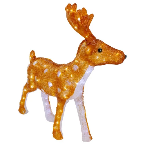 Northlight LED Lighted Commercial Grade Acrylic Reindeer Outdoor Christmas Decoration - 24" - Warm White 5 Northlight LED Lighted Commercial Grade Acrylic Reindeer Outdoor Christmas Decoration - 24" - Warm White - Image 3