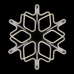 Northlight Lighted Cascading Snowflake Outdoor Christmas Decoration - 16" - Clear Lights