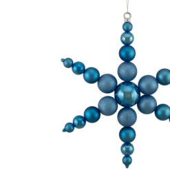 Northlight Shatterproof 3-Finish Snowflake Commercial Christmas Ornament - 18" - Blue -Christmas Decor Sale northlight ao93348 3 13486.1661624731