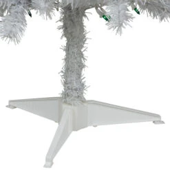 Northlight 4' Pre-Lit White Artificial Christmas Tree, Green Lights -Christmas Decor Sale northlight b03895 05 11648.1692285352