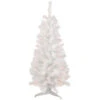 Northlight 4' Pre-Lit White Pine Slim Artificial Christmas Tree - Pink Lights -Christmas Decor Sale northlight b03897 updated 89511.1660239383