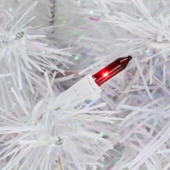 Northlight Pre-lit Medium White Pine Artificial Christmas Tree - 3' - Multi-Color Lights -Christmas Decor Sale northlight b03900 03 58740.1727490632