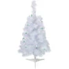 Northlight 2' Pre-Lit Slim White Artificial Christmas Tree - Green Lights -Christmas Decor Sale northlight b03903 1 54662.1632848643