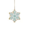3.75" White And Green Christmas Snowflake Ornament 1 3.75" White And Green Christmas Snowflake Ornament -Christmas Decor Sale northlight cb94893 01 17391.1694792779