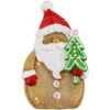 Northlight LED Lighted Gingerbread Santa Claus Glittered Christmas Figure - 15.5" -Christmas Decor Sale northlight cb94910 01 11158.1694620062