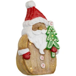 Northlight LED Lighted Gingerbread Santa Claus Glittered Christmas Figure - 15.5" -Christmas Decor Sale northlight cb94910 03 57486.1694620062
