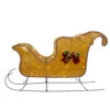 Lighted Shiny Sleigh Outdoor Christmas Decoration - 36" - Gold - Clear Lights 1 Lighted Shiny Sleigh Outdoor Christmas Decoration - 36" - Gold - Clear Lights -Christmas Decor Sale northlight ct 55 159 107 81232.1636805750
