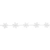 Northlight 4' White Felt Winter Snowflake Garland -Christmas Decor Sale northlight da92489 3new 91255.1661972786