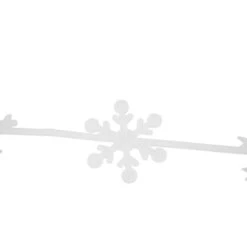 Northlight 4' White Felt Winter Snowflake Garland 10 Northlight 4' White Felt Winter Snowflake Garland -Christmas Decor Sale northlight da92489 4new 91520.1661972786