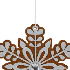 Northlight 10" Gingerbread And White Snowflake Christmas Ornament - 10" 9 Northlight 10" Gingerbread And White Snowflake Christmas Ornament - 10" -Christmas Decor Sale northlight df94829 2 89158.1693409621