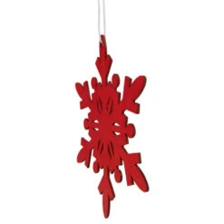 Northlight 7.75" Red Snowflake Hanging Wooden Christmas Ornament 11 Northlight 7.75" Red Snowflake Hanging Wooden Christmas Ornament -Christmas Decor Sale northlight df94854 4 15003.1693409616