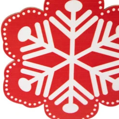 Northlight 6" Red And White Snowflake Wooden Christmas Ornament 10 Northlight 6" Red And White Snowflake Wooden Christmas Ornament -Christmas Decor Sale northlight df94857 3 01231.1693409625