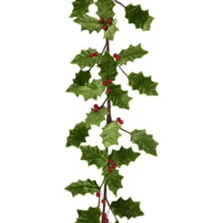 Northlight Glittered Holly With Berry Christmas Garland - 3.5' X 9" - Unlit -Christmas Decor Sale northlight df94862 2 48786.1693409626