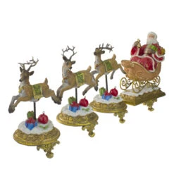 Northlight Santa And Reindeer Christmas Stocking Holders - 9.5" - Set Of 4 -Christmas Decor Sale northlight dw15134 1 24430.1588369074