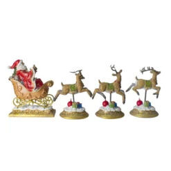 Northlight Santa And Reindeer Christmas Stocking Holders - 9.5" - Set Of 4 -Christmas Decor Sale northlight dw15134 2 20343.1588369075