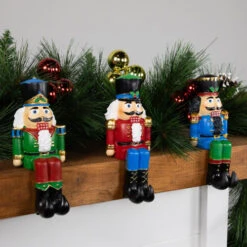Nutcracker Christmas Stocking Holders - 5" - Set Of 3 -Christmas Decor Sale northlight dw15136 styled 2 92666.1691247507