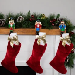 Nutcracker Christmas Stocking Holders - 5" - Set Of 3 -Christmas Decor Sale northlight dw15136 styled 82633.1691247506