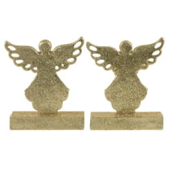 Northlight Angel Glittered Christmas Stocking Holders - 5.5" - Gold - Set Of 2 13 Northlight Angel Glittered Christmas Stocking Holders - 5.5" - Gold - Set Of 2 -Christmas Decor Sale northlight dw15138 4new 09968.1662805506