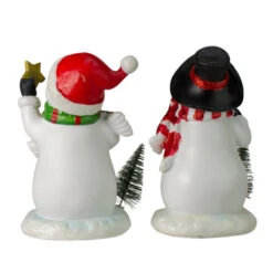 Northlight Glittered Snowman Christmas Stocking Holders - 5.75" - Set Of 2 -Christmas Decor Sale northlight dw27718 2 07524.1657739741