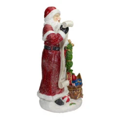 Northlight Santa Claus With Gift Sack And A Nice And Naughty List Christmas Figurine - 11.5" -Christmas Decor Sale northlight dw91033 1 50794.1606271972