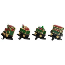 Northlight Set Of 4 Merry Christmas Train Stocking Holders 5" -Christmas Decor Sale northlight dw94221 3 73516.1660758128