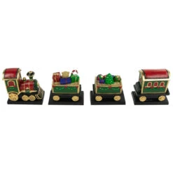Northlight Set Of 4 Merry Christmas Train Stocking Holders 5" -Christmas Decor Sale northlight dw94221 4 21120.1660758128