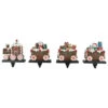 Northlight Set Of 4 Gingerbread Train Christmas Stocking Holders 4.75" -Christmas Decor Sale northlight dw94222 1 00959.1660758139
