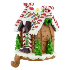 Northlight 6" Gingerbread House Christmas Stocking Holder -Christmas Decor Sale northlight dw94223 3 updated 3.21.23 22619.1679482973