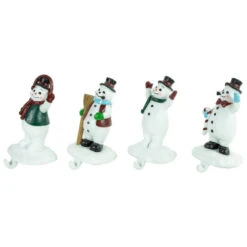 Northlight Winter Ready Glitter Snowman Christmas Stocking Holders - 7" - Set Of 4 8 Northlight Winter Ready Glitter Snowman Christmas Stocking Holders - 7" - Set Of 4 -Christmas Decor Sale northlight dw94224 3 60099.1660844691