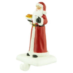 Northlight 7" Santa With Cookies And Hot Cocoa Christmas Stocking Holder -Christmas Decor Sale northlight dw94228 3 01858.1660758146