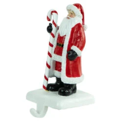 Northlight 7" Santa Claus With Candy Cane Christmas Stocking Holder -Christmas Decor Sale northlight dw94229 3 90301.1660758394