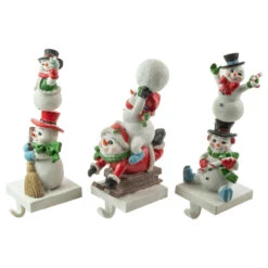 Northlight Set Of 3 Snowmen Christmas Stocking Holders 9" -Christmas Decor Sale northlight dw94230 3 86916.1672391793