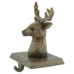 Northlight Set Of 2 Brown Reindeer Head Christmas Stocking Holders 5.75" -Christmas Decor Sale northlight dw94231 3 55826.1689345452