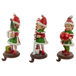 Northlight Standing Christmas Elves Stocking Holders - 8.5" - Set Of 3 -Christmas Decor Sale northlight dw94236 2 85572.1672391791