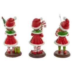 Northlight Standing Christmas Elves Stocking Holders - 8.5" - Set Of 3 -Christmas Decor Sale northlight dw94236 4 90201.1672391791