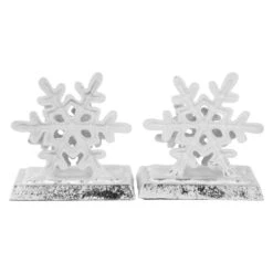 Northlight 12.5" Silver Snowflake Christmas Stocking Holder -Christmas Decor Sale northlight dw94238 4 80126.1715719614