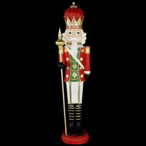 Northlight 22" Red And Gold Christmas Nutcracker With Scepter 5 Northlight 22" Red And Gold Christmas Nutcracker With Scepter - Image 3