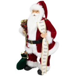 Northlight Standing Santa Claus With List Christmas Figure - 24" -Christmas Decor Sale northlight e76425 02 15035.1701451313