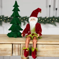 Northlight Elf Monarch Poseable Christmas Figure - 18" - Red And Green -Christmas Decor Sale northlight e76455 styled 02 14453.1701883386