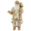 Northlight Winter Santa Claus With Gift Bag Christmas Figure - 36" - White And Cream -Christmas Decor Sale northlight e76466 1new 02054.1663340884