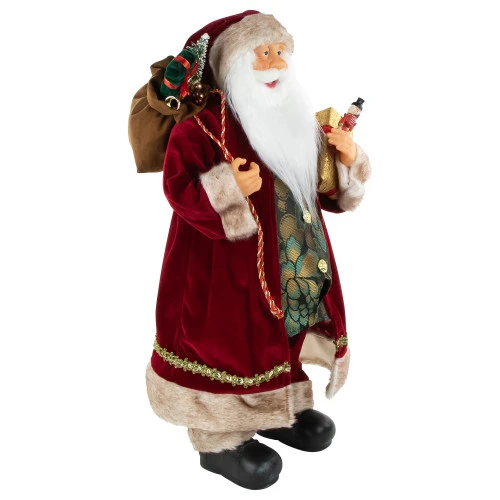 Northlight 24" Old World Style Santa Claus Christmas Figure 5 Northlight 24" Old World Style Santa Claus Christmas Figure - Image 3