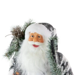 Northlight 24" Gray And White Nordic Santa Claus Christmas Figure -Christmas Decor Sale northlight e76610 5 30348.1663340882