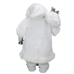 Northlight 24" White Silver Santa Claus With Lantern Christmas Figure 10 Northlight 24" White Silver Santa Claus With Lantern Christmas Figure -Christmas Decor Sale northlight e76664 2 27228.1665174041