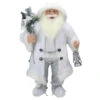 Northlight 24" White Silver Santa Claus With Lantern Christmas Figure -Christmas Decor Sale northlight e76664 61829.1603418416