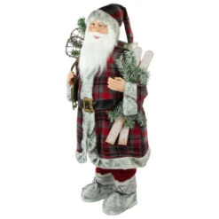 Northlight Alpine Santa Claus With Snowshoes And Skis Christmas Figure - 36" -Christmas Decor Sale northlight e85378 3new2022 79934.1670872398